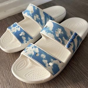 Crocs Slides Cloudy Skies Women’s 8